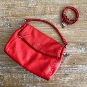 Kate Spade Cobble Hill Red Minka Satchel Purse